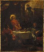 Eugene Delacroix Disciples at Emmaus oil painting reproduction